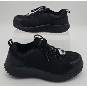 SKECHERS WORK Men's Cicades - Rhettle Composite Toe ESD Work Shoe Black - 200062